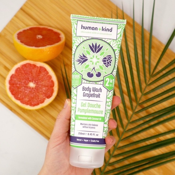 Human+Kind Grapefruit Body Wash 8.45oz New Maintain skin balance without dryness - Picture 3 of 6